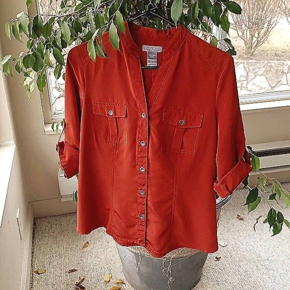 LAURA SCOTT Long sleeve blouse size M/P